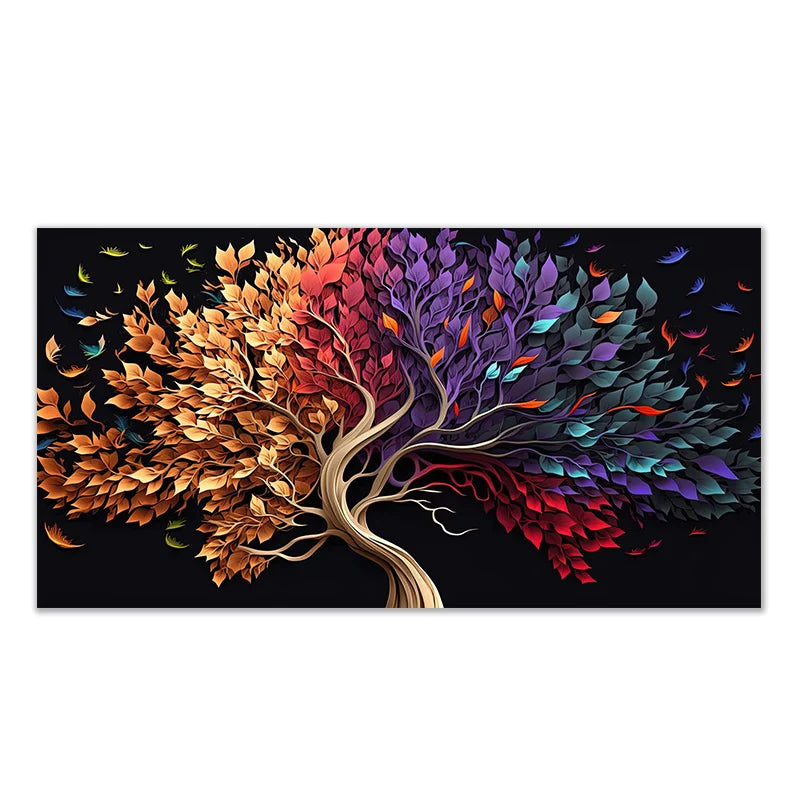 Luxury Money Tree Abstract Tree Wall Poster