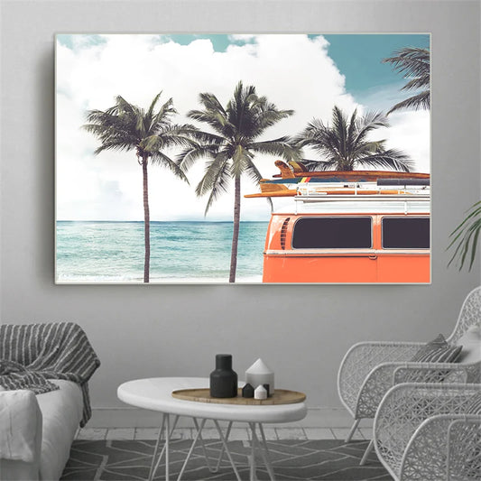 Coastal Escape Seascape Canvas Prints