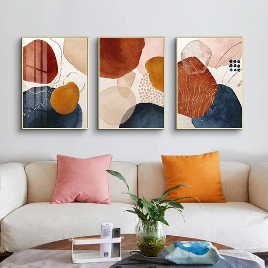 Luxury Earthy Abstract Wall Art