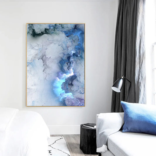 Abstract Cloud Poster Modular Wall Art