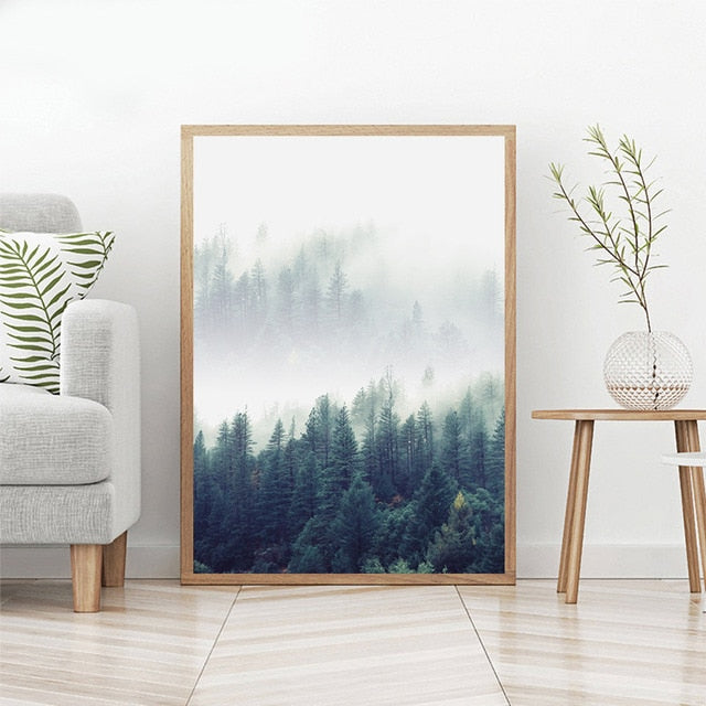 Forest and Birds Wall Art Picture