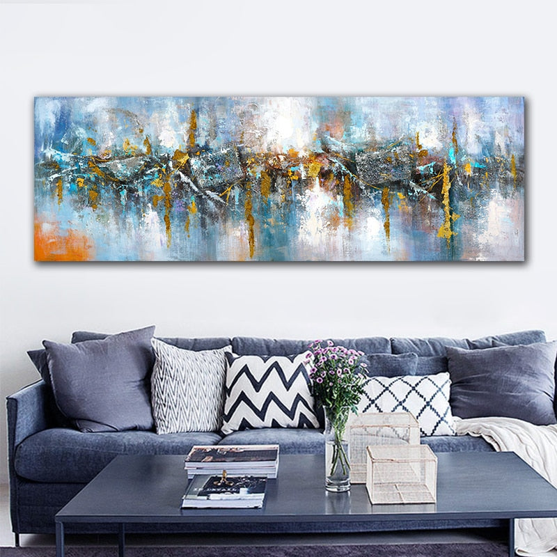 Abstract Oil Canvas Print